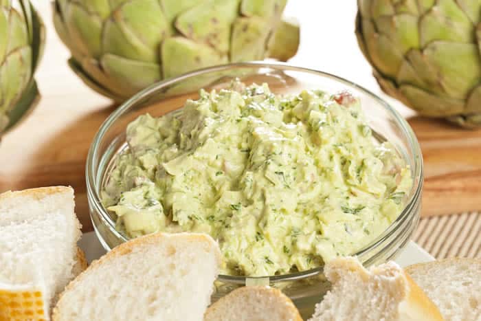 Eating artichoke dip can help add more artichoke to your diet for liver health.